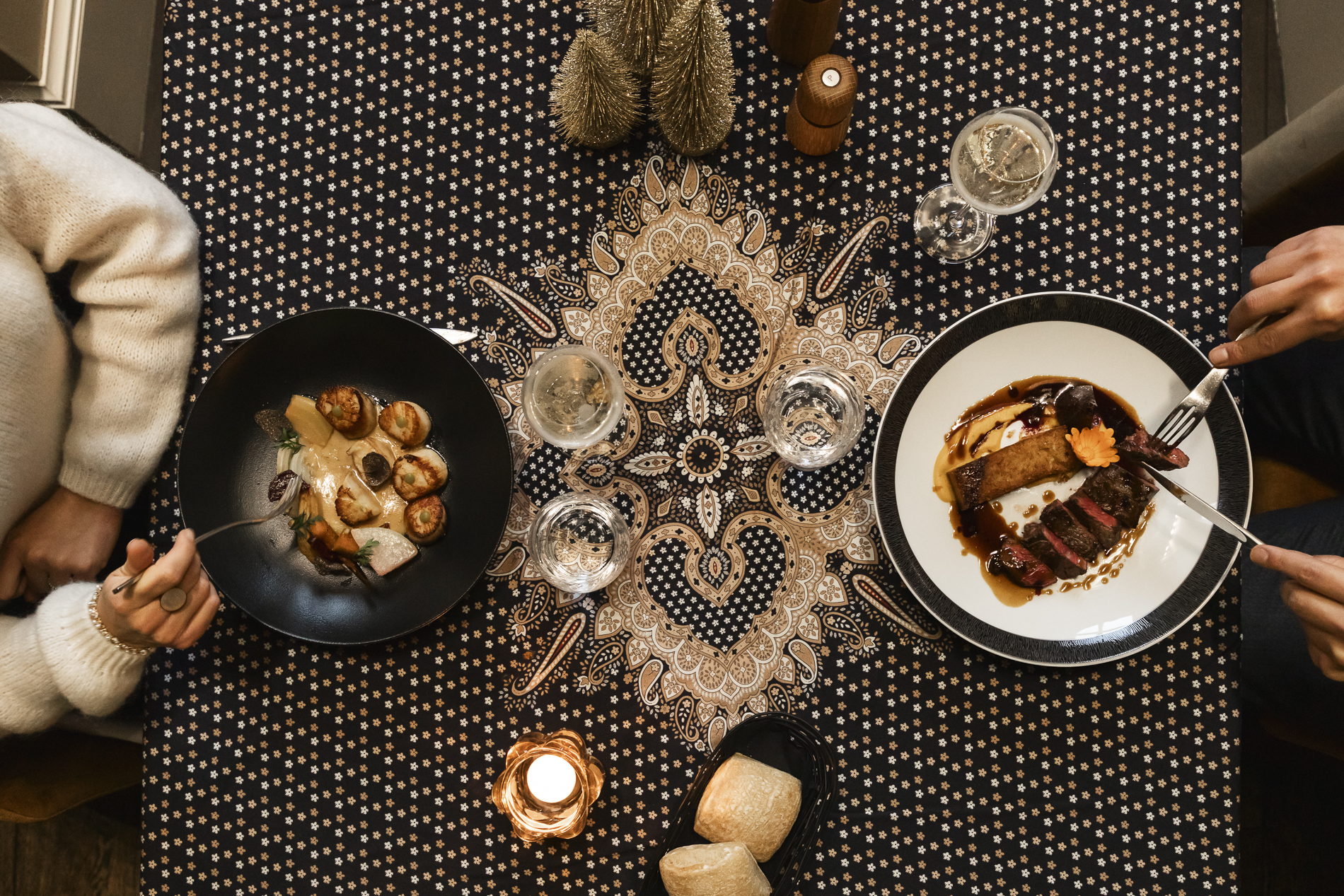 Les fêtes de fin d'année à la brasserie Les Fenêtres